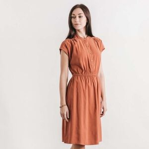 Bridge and burn Lorane dress in terracotta